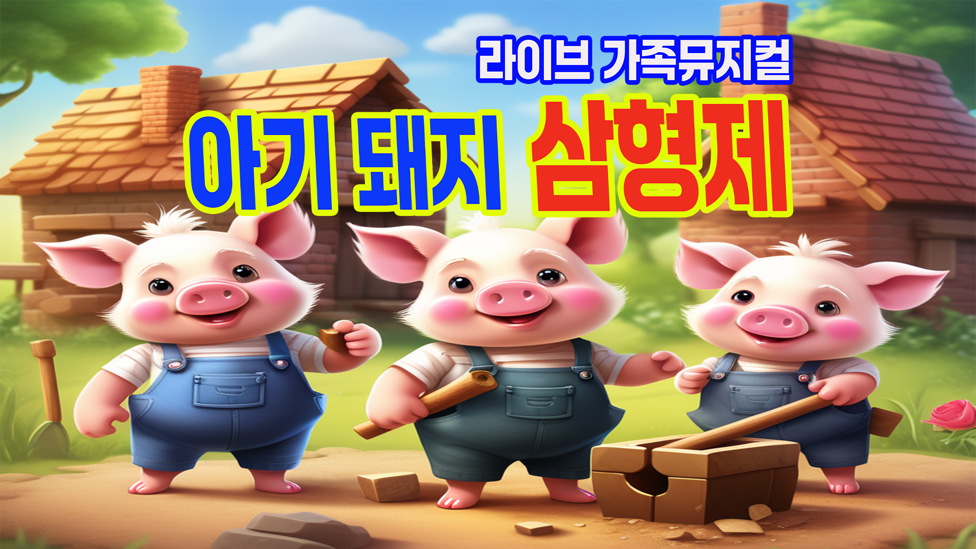 ●증정마감●[정규 VIP] 가족뮤지컬  「아기돼지 삼형제」