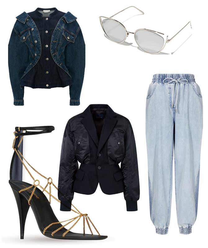 DENIM  MONOCHROME & VOLUMINOUS WHITE